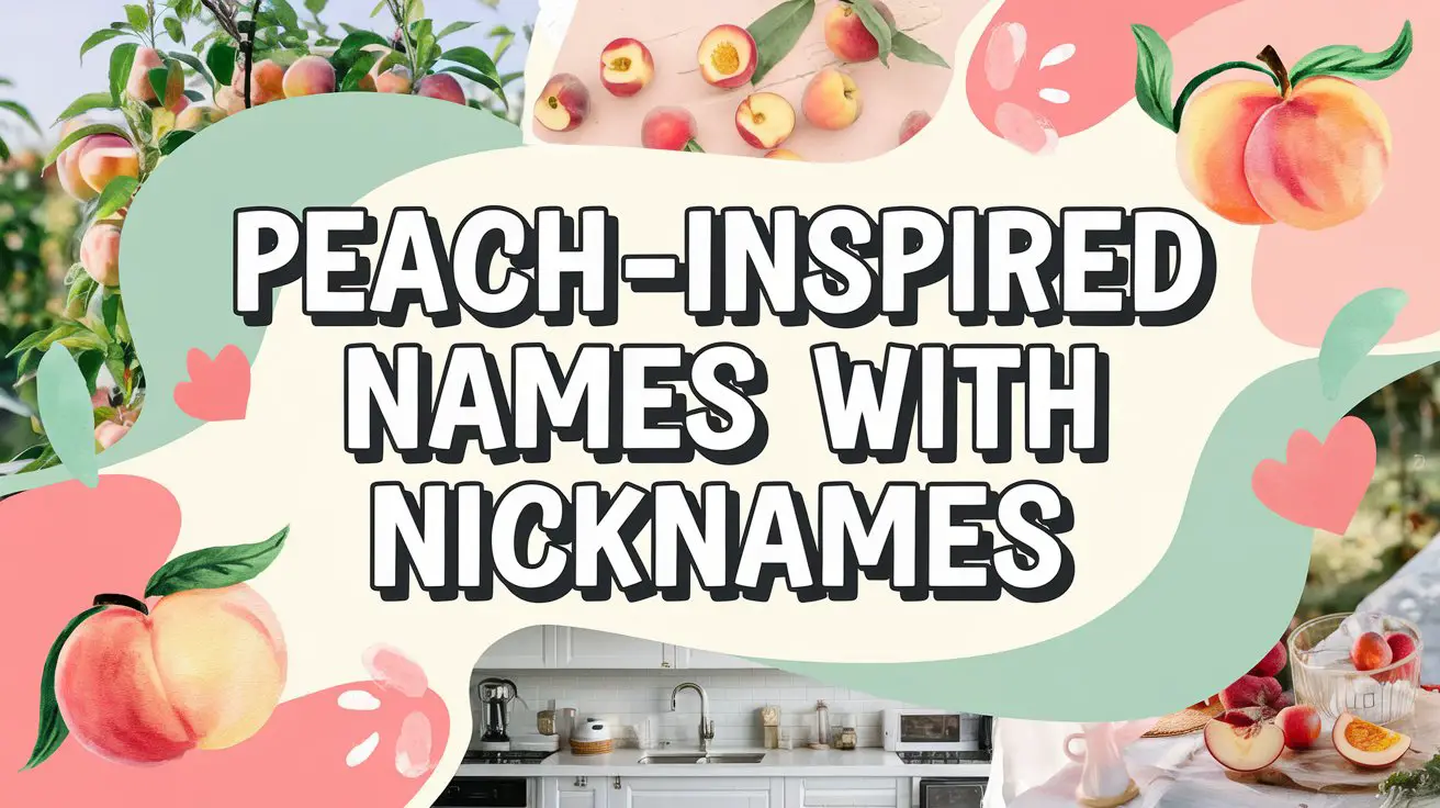 Peach-Inspired Names with Nicknames