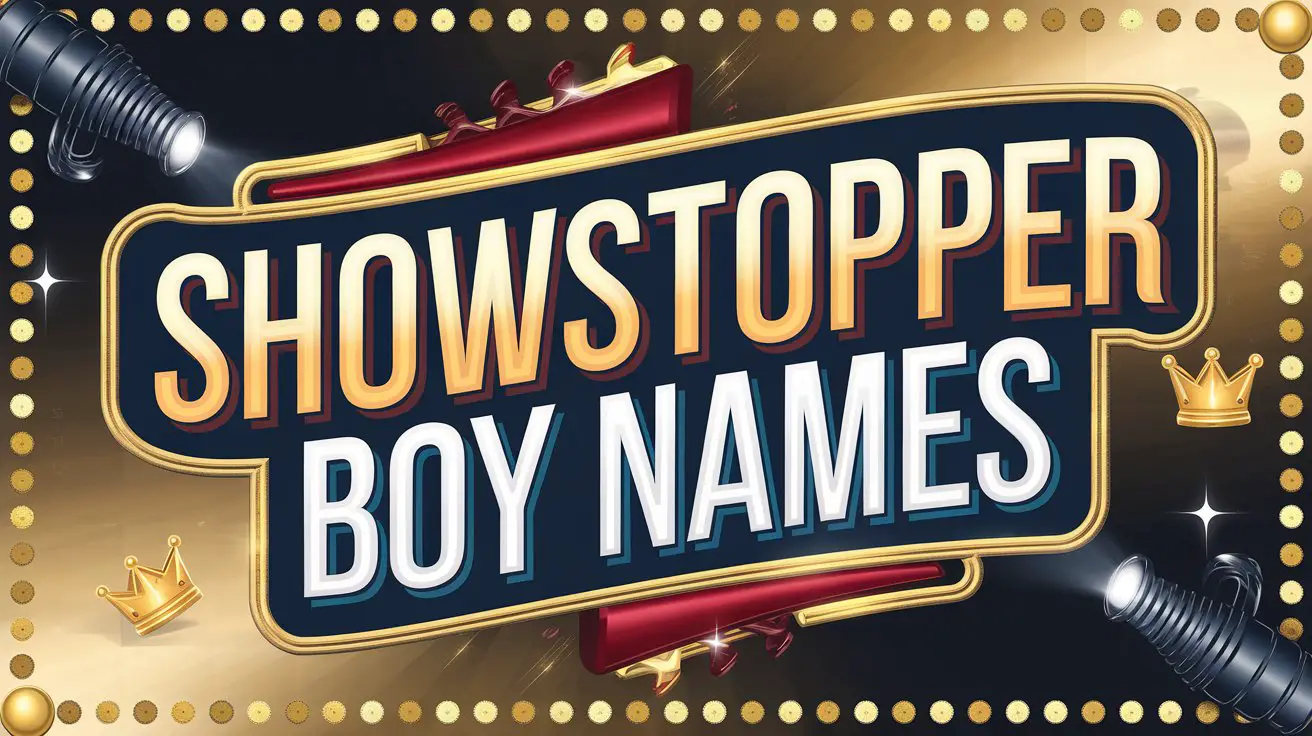 Showstopper Boy Names