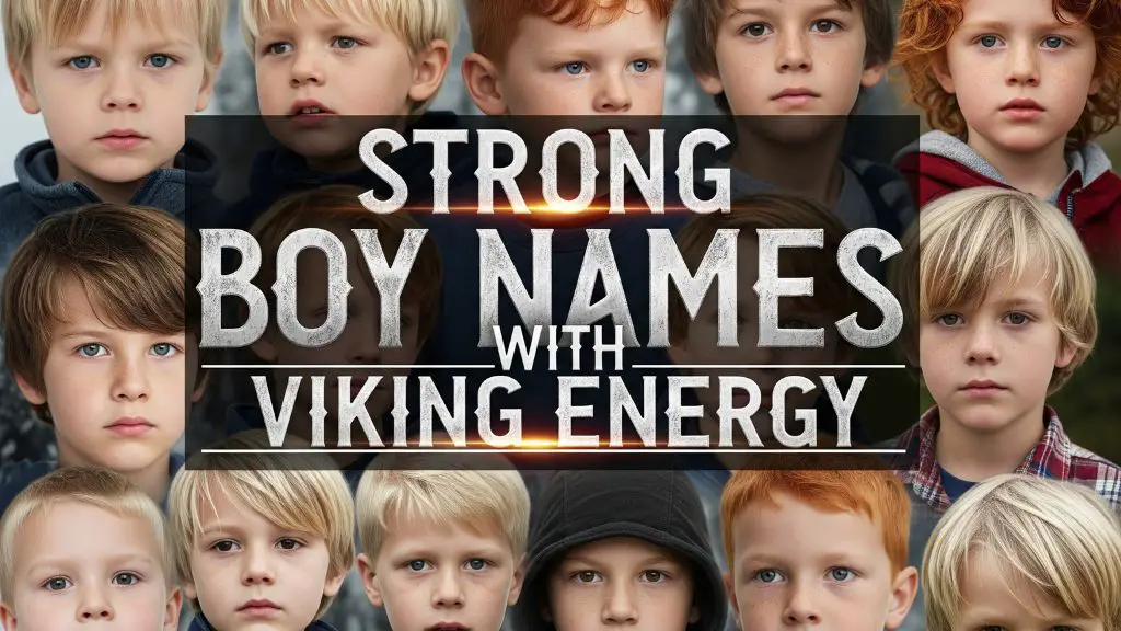 Strong Boy Names with Viking Energy