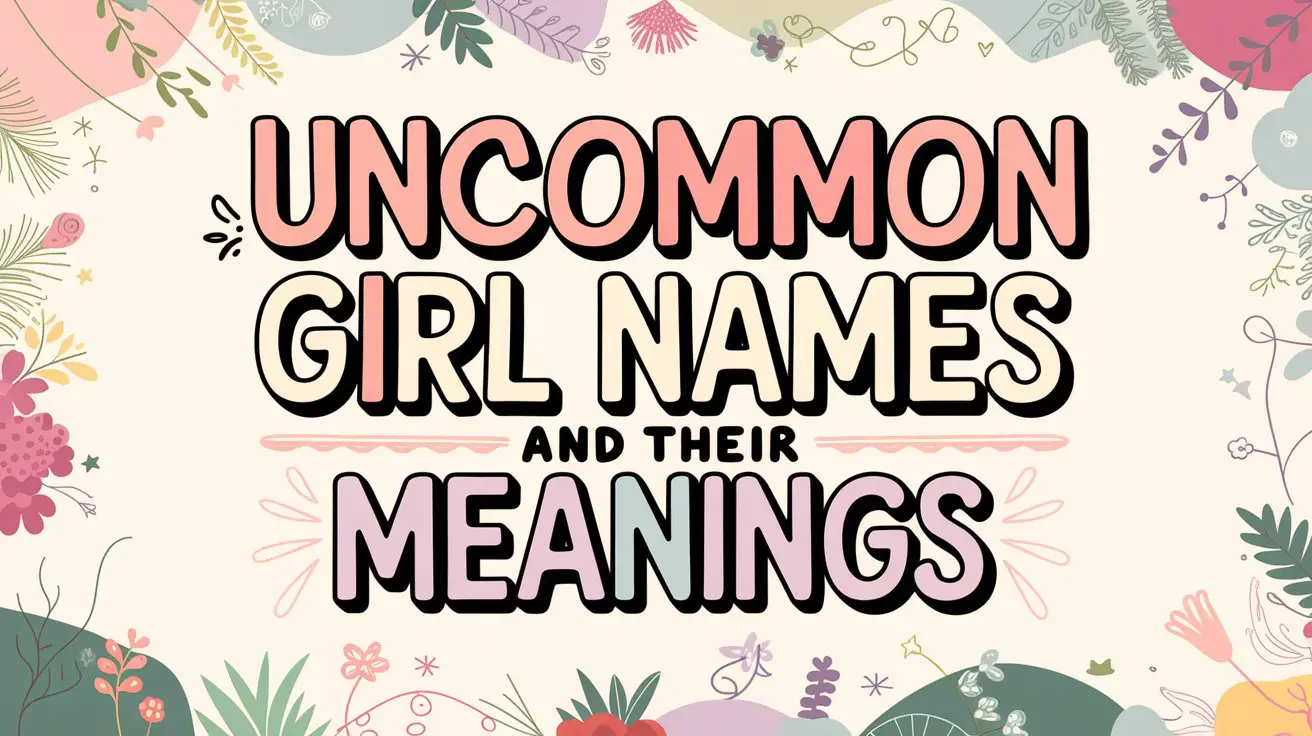 Uncommon Girl Names and their Meanings