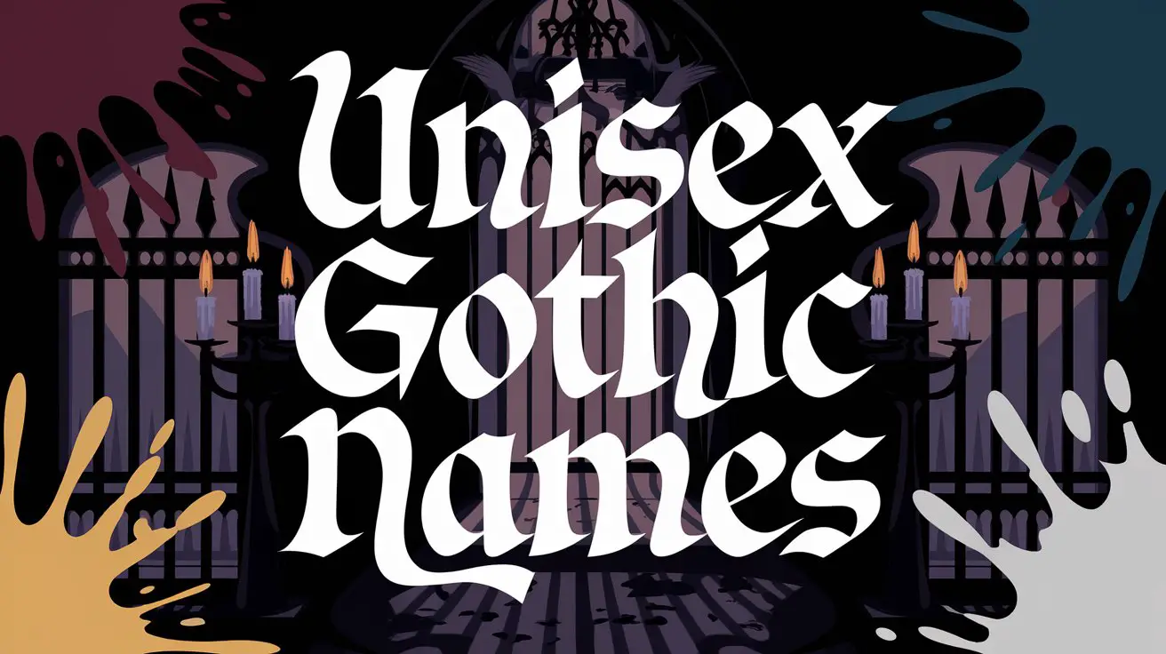 Unisex Gothic Names