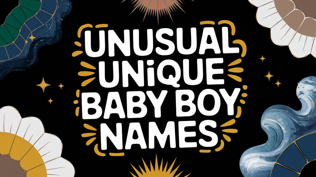 Unusual Unique Baby Boy Names
