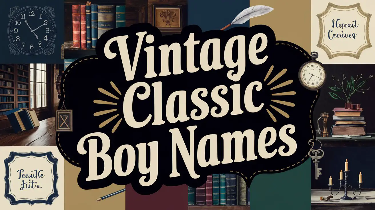 Vintage Classic Boy Names