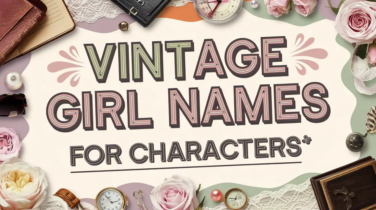 Vintage Girl Names for Characters