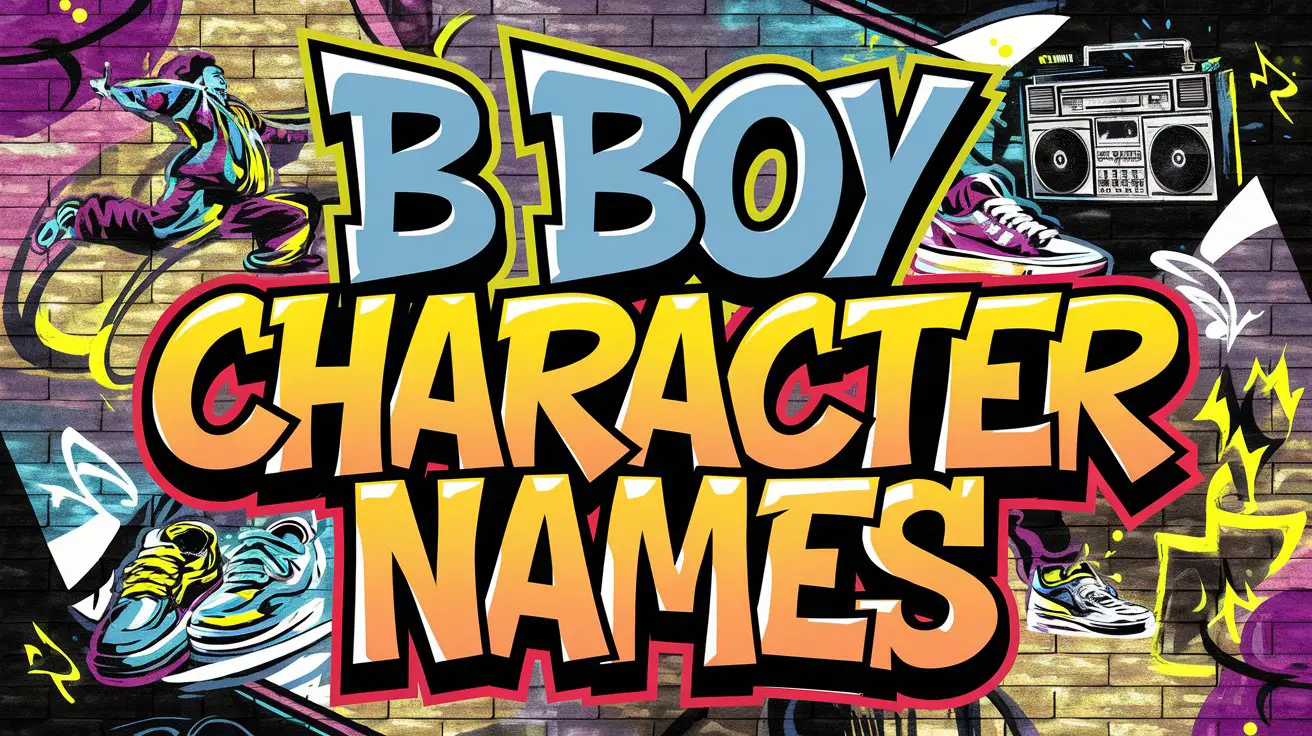 B Boy Character Names