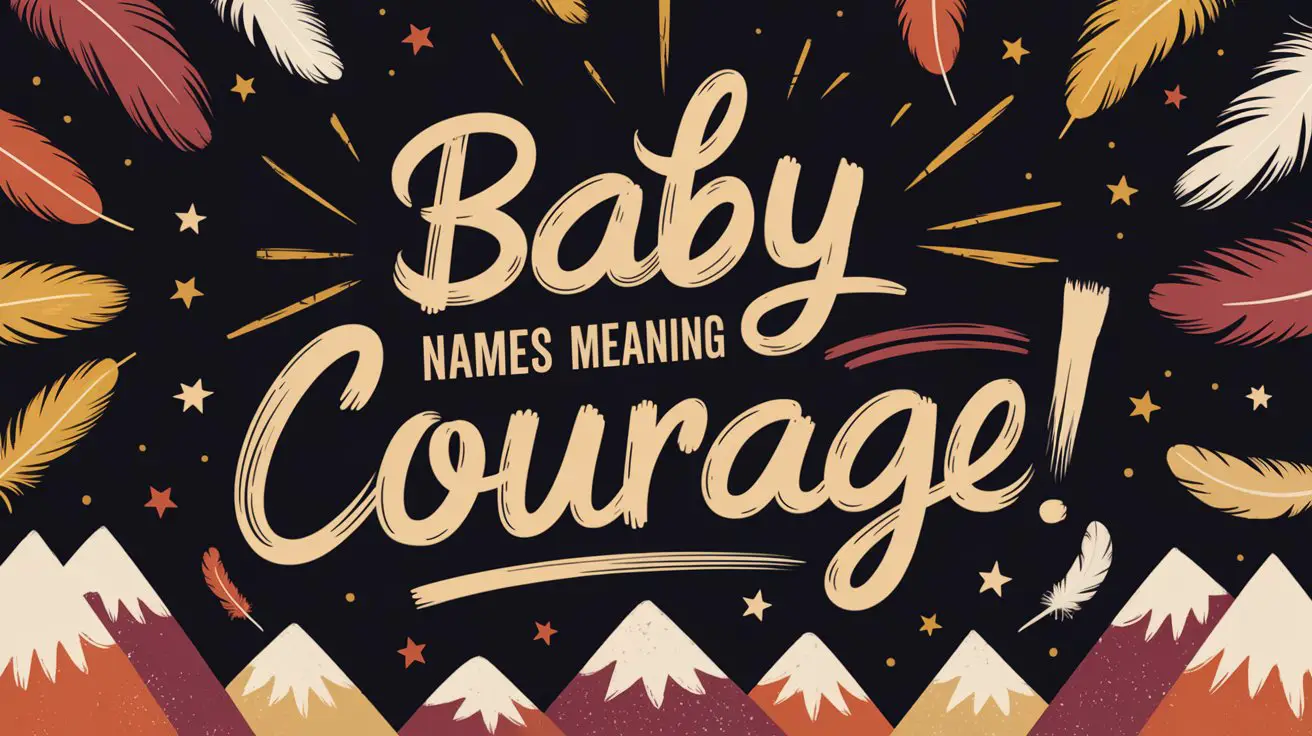 Baby Names Meaning Courage