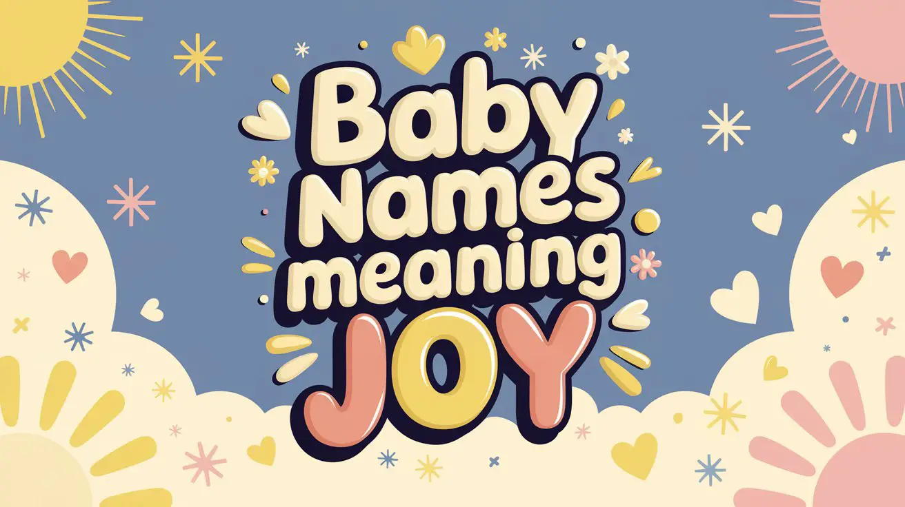 Baby Names Meaning Joy