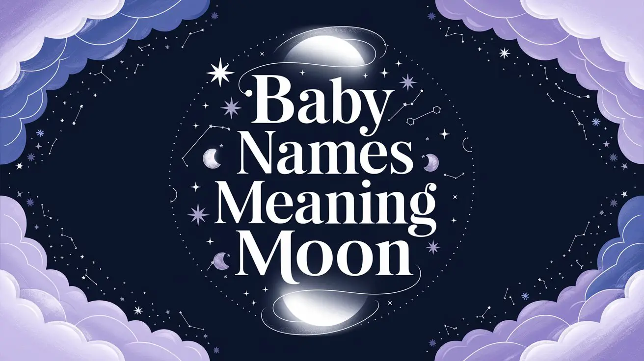 Baby Names Meaning Moon