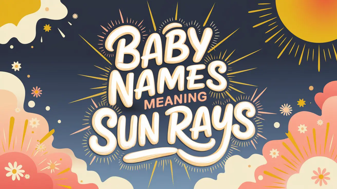 Baby Names Meaning Sun Rays