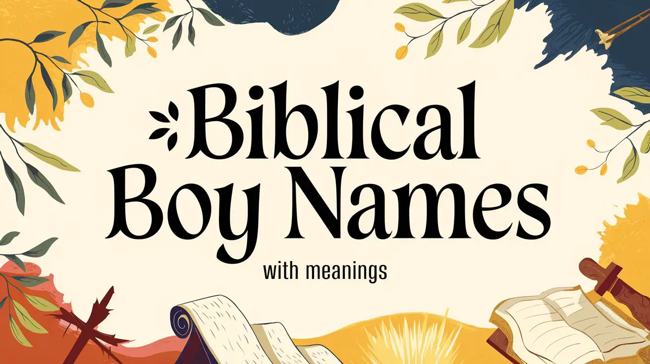 Biblical Boy Names with Meanings