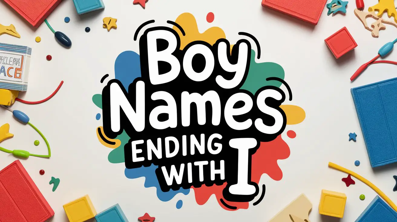 Boy Names Ending with I