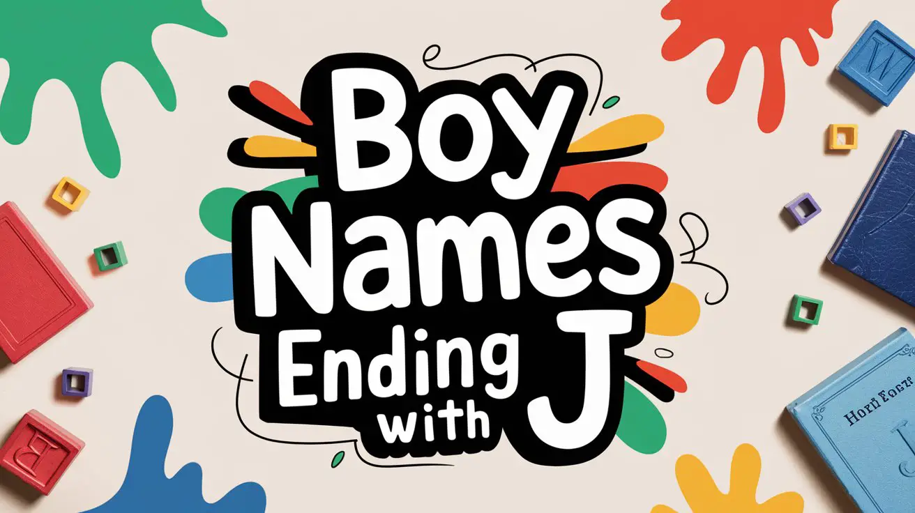 Boy Names Ending with J