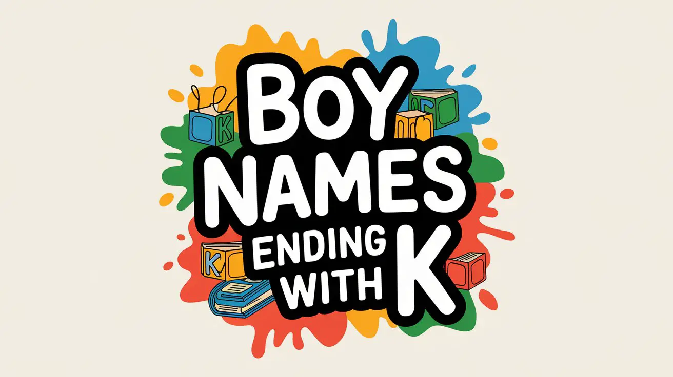 Boy Names Ending with K