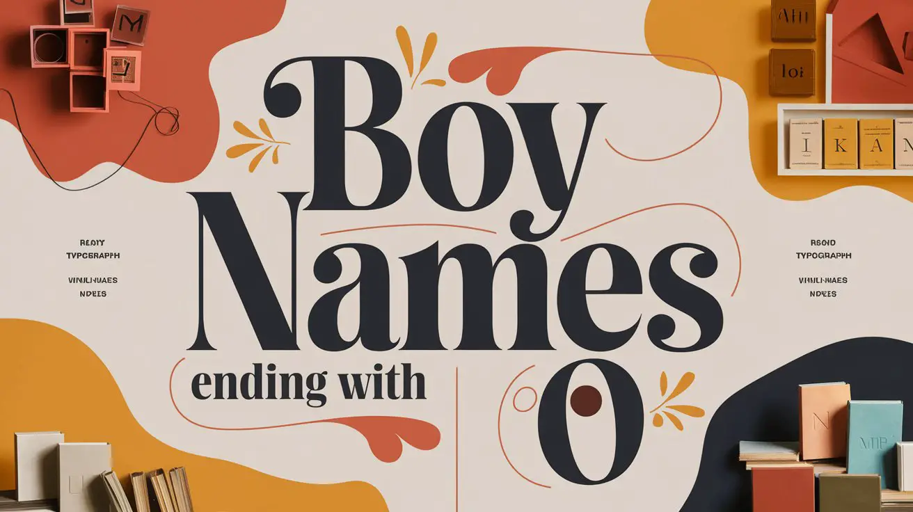 Boy Names Ending with O