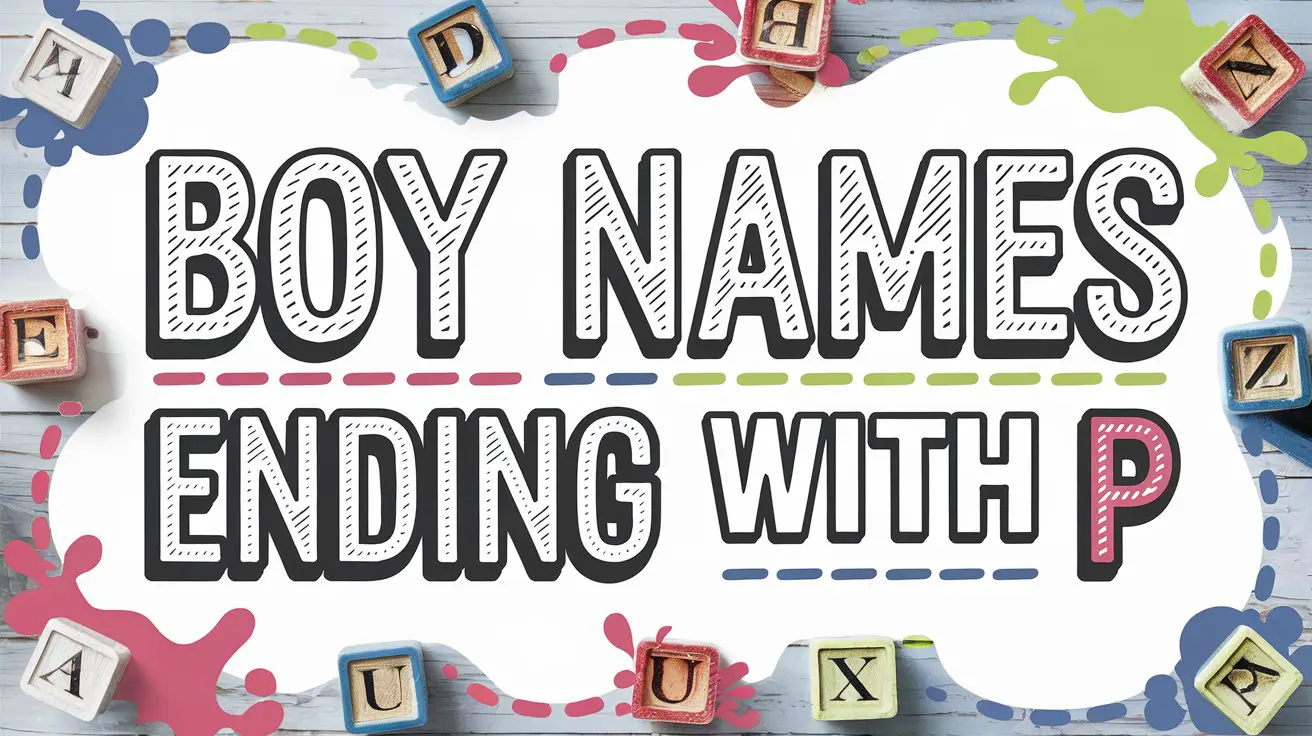 Boy Names Ending with P