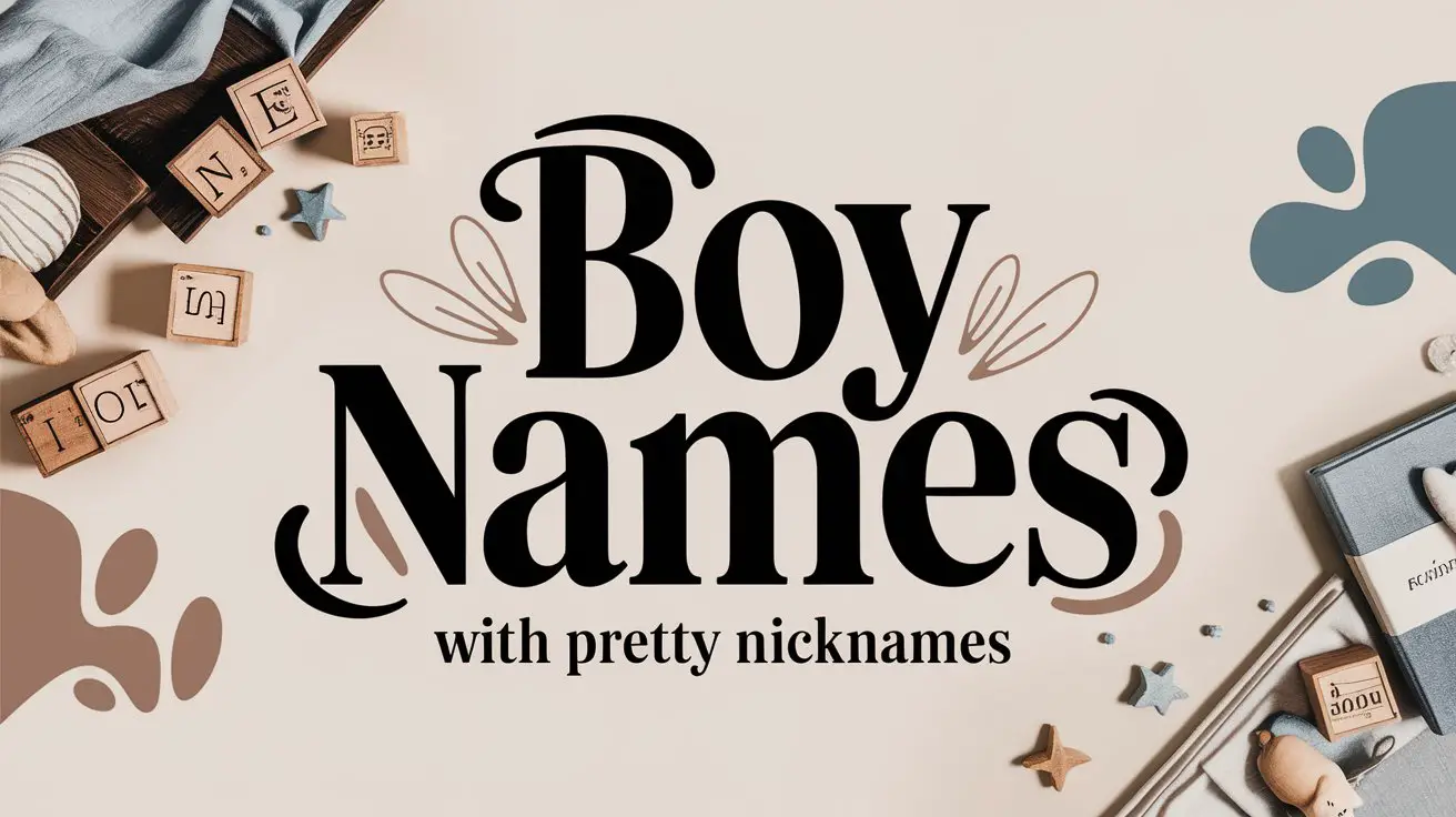 Boy Names with Pretty Nicknames