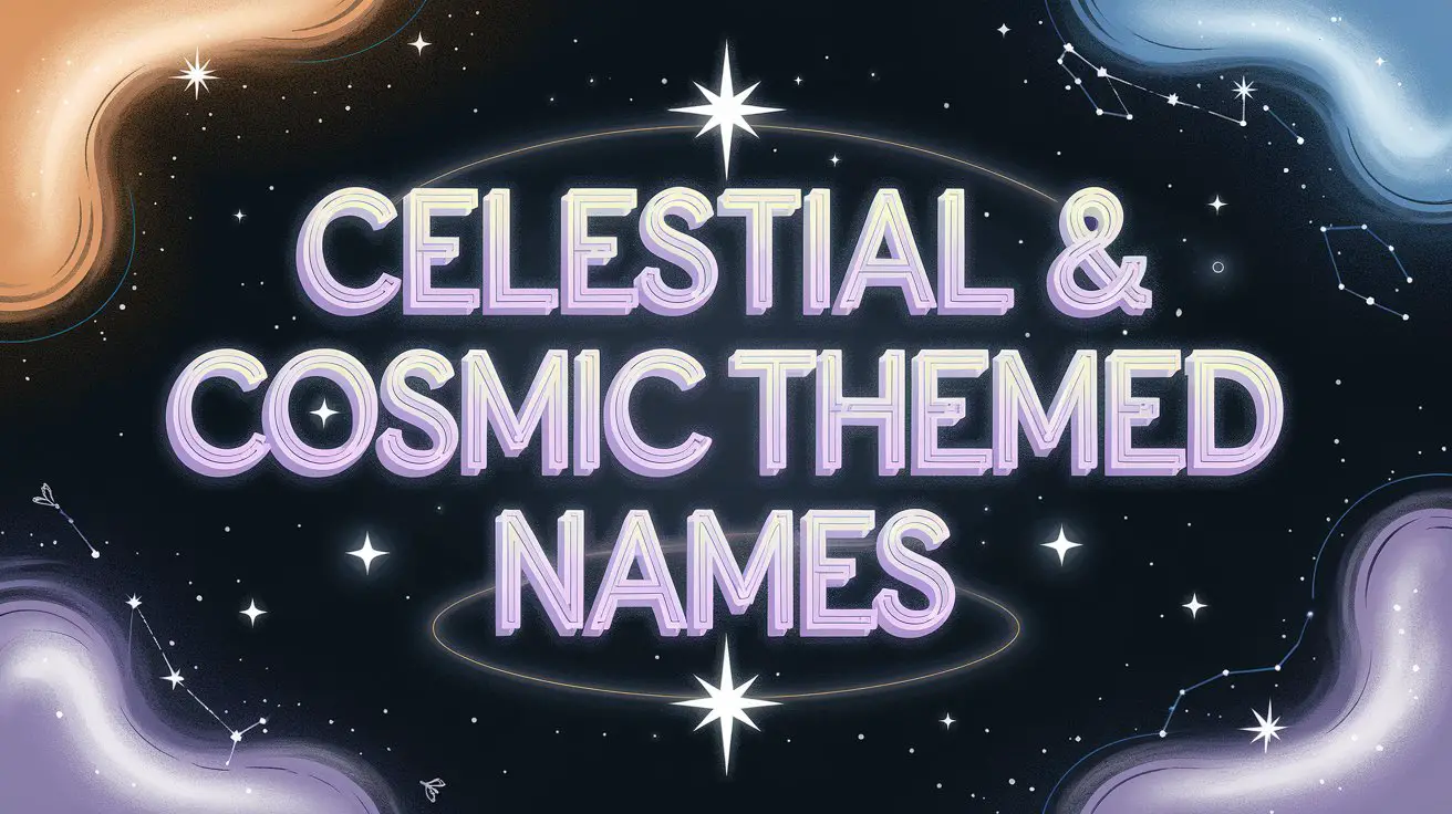 Celestial & Cosmic Themed Names