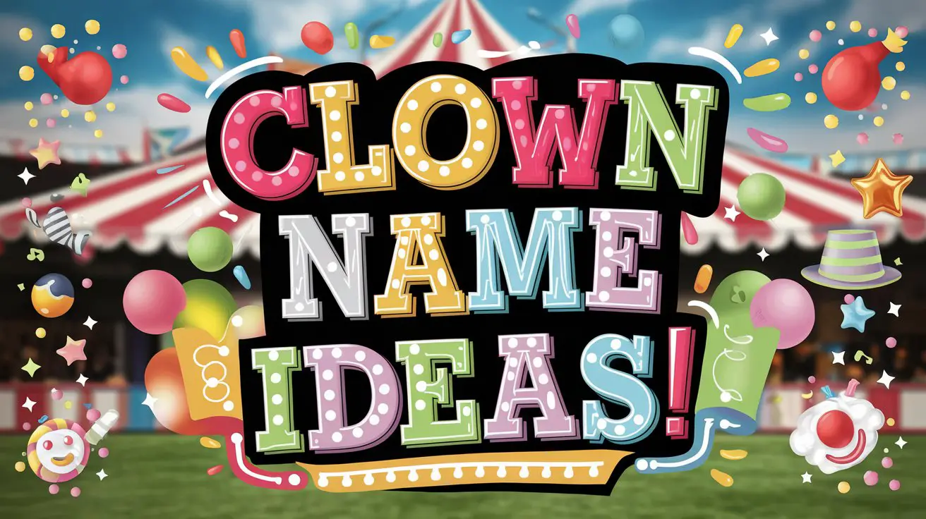 Clown Name Ideas