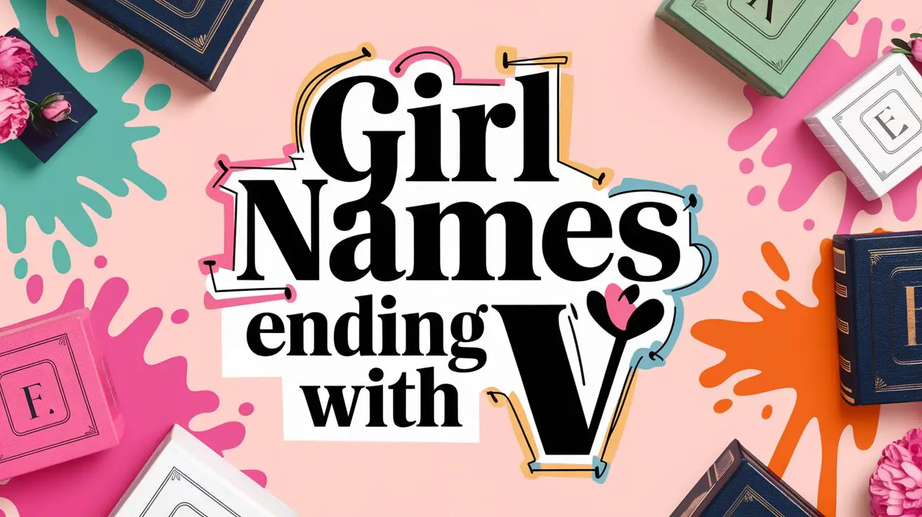 Girl Names Ending with V