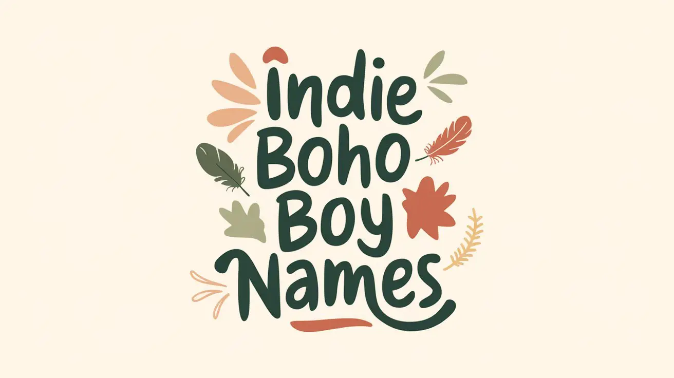 Indie Boho Boy Names