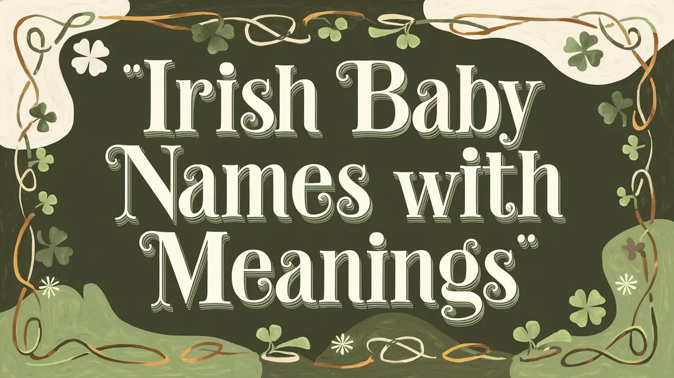Irish Baby Names with Meanings