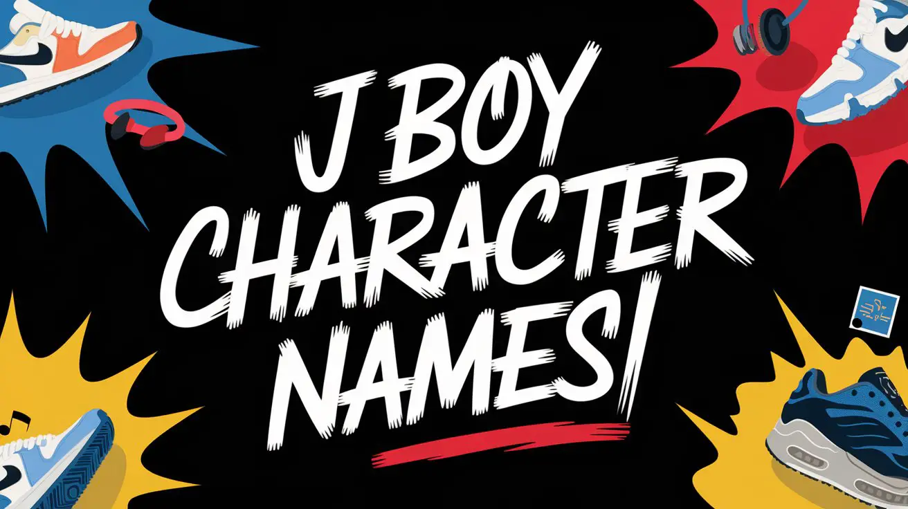 J Boy Character Names