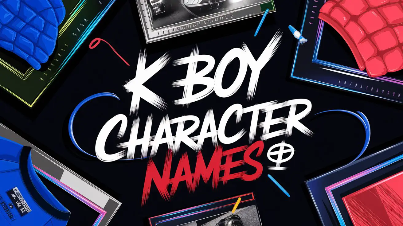 K Boy Character Names