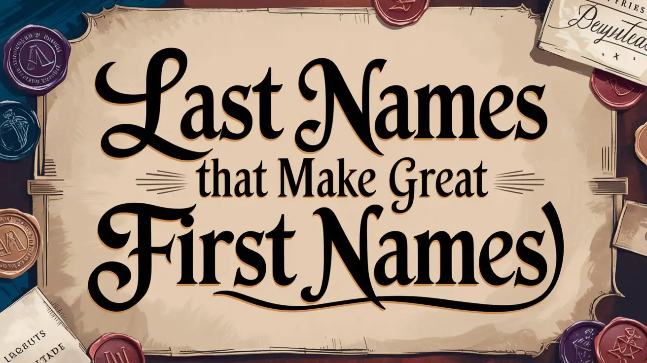 Last Names That Make Great First Names