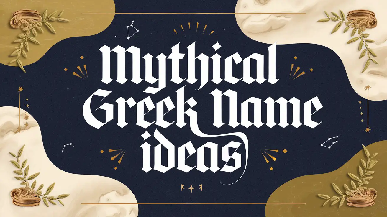 Mythical Greek Name Ideas