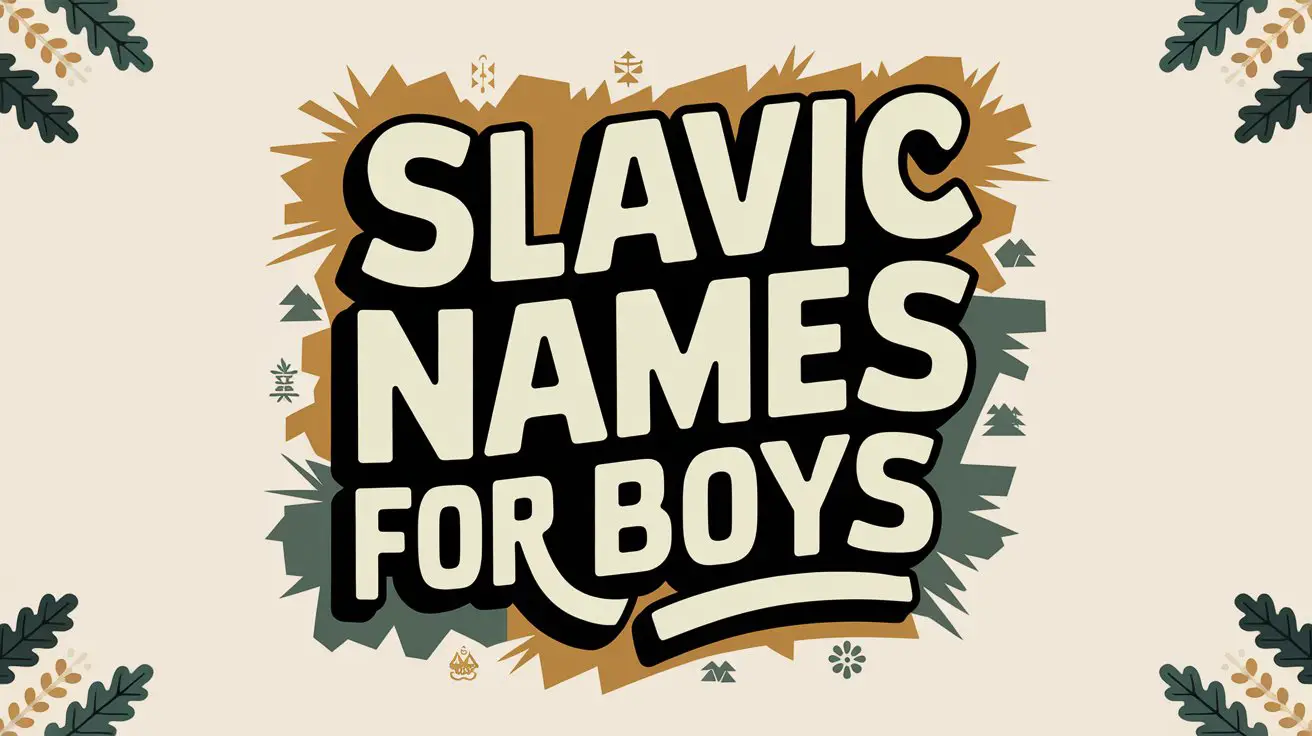 Slavic Names for Boys