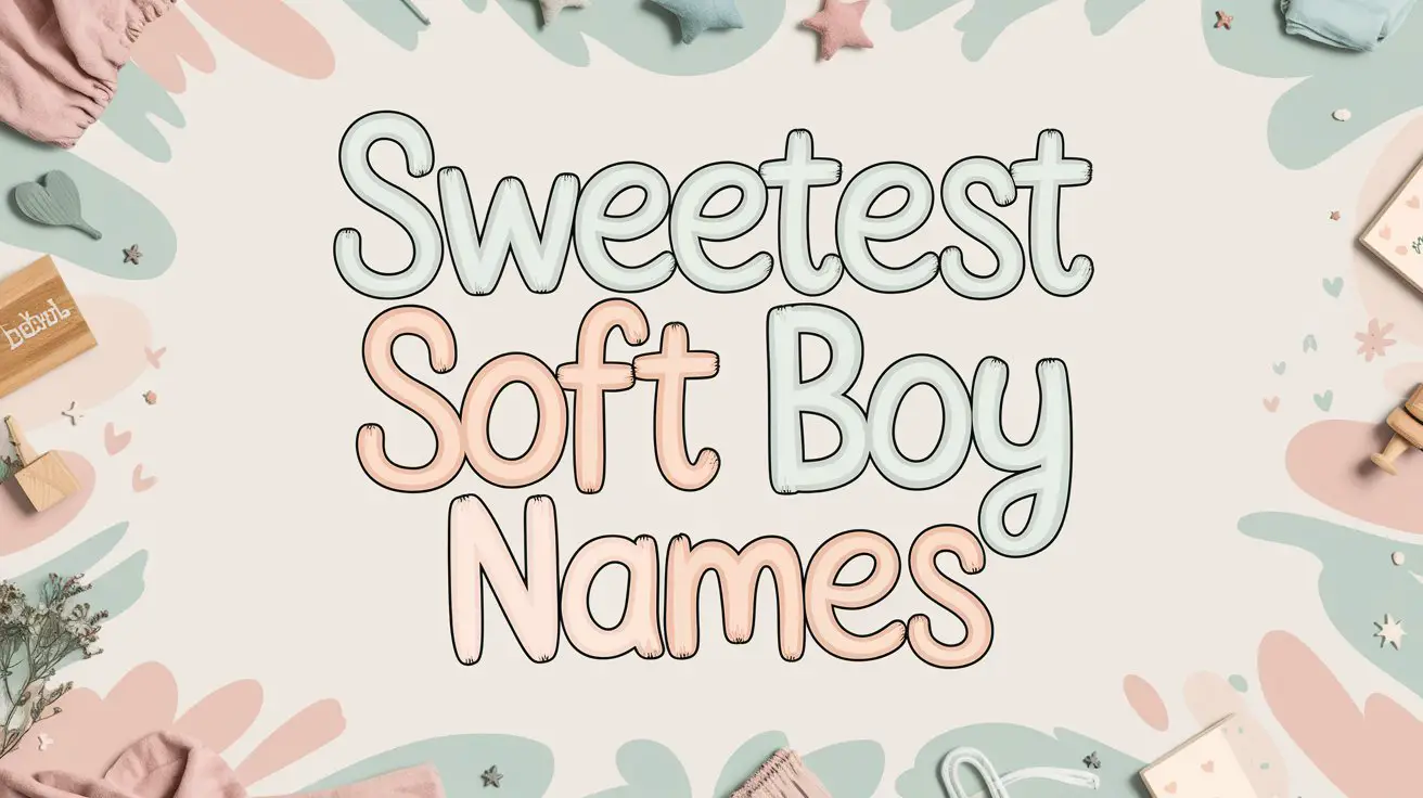 Sweetest Soft Boy Names