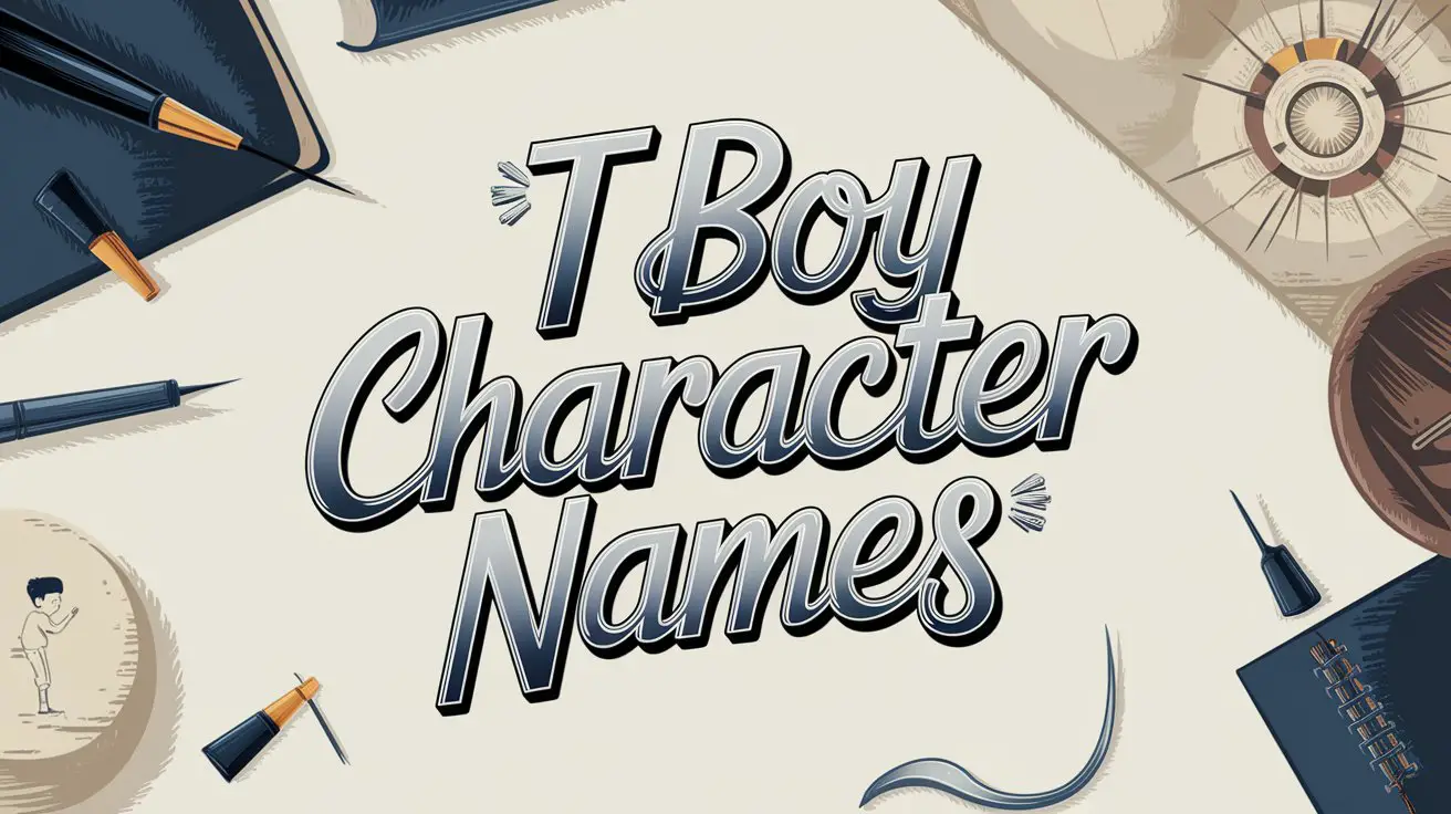 T Boy Character Names