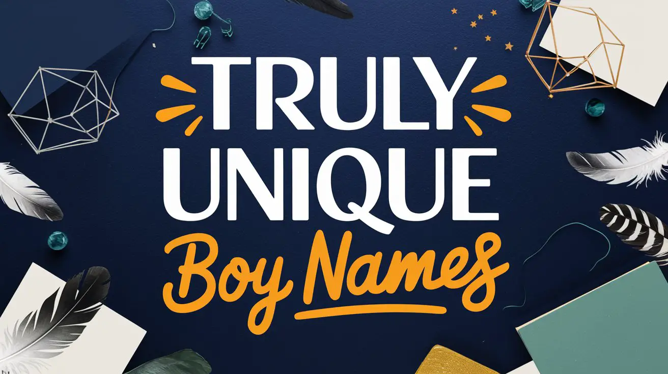 Truly Unique Boy Names