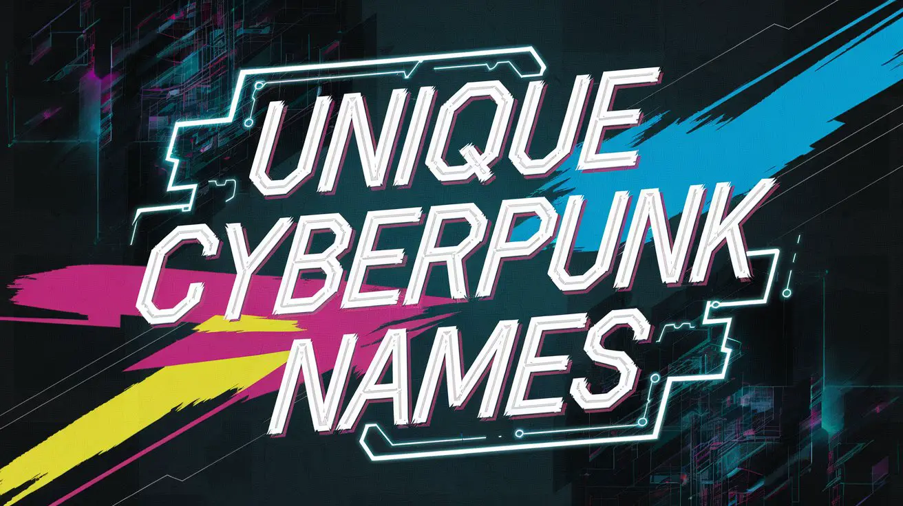 Unique Cyberpunk Names