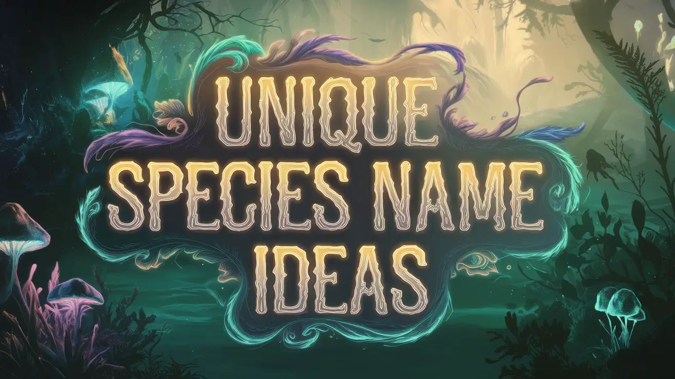 Unique Species Name Ideas