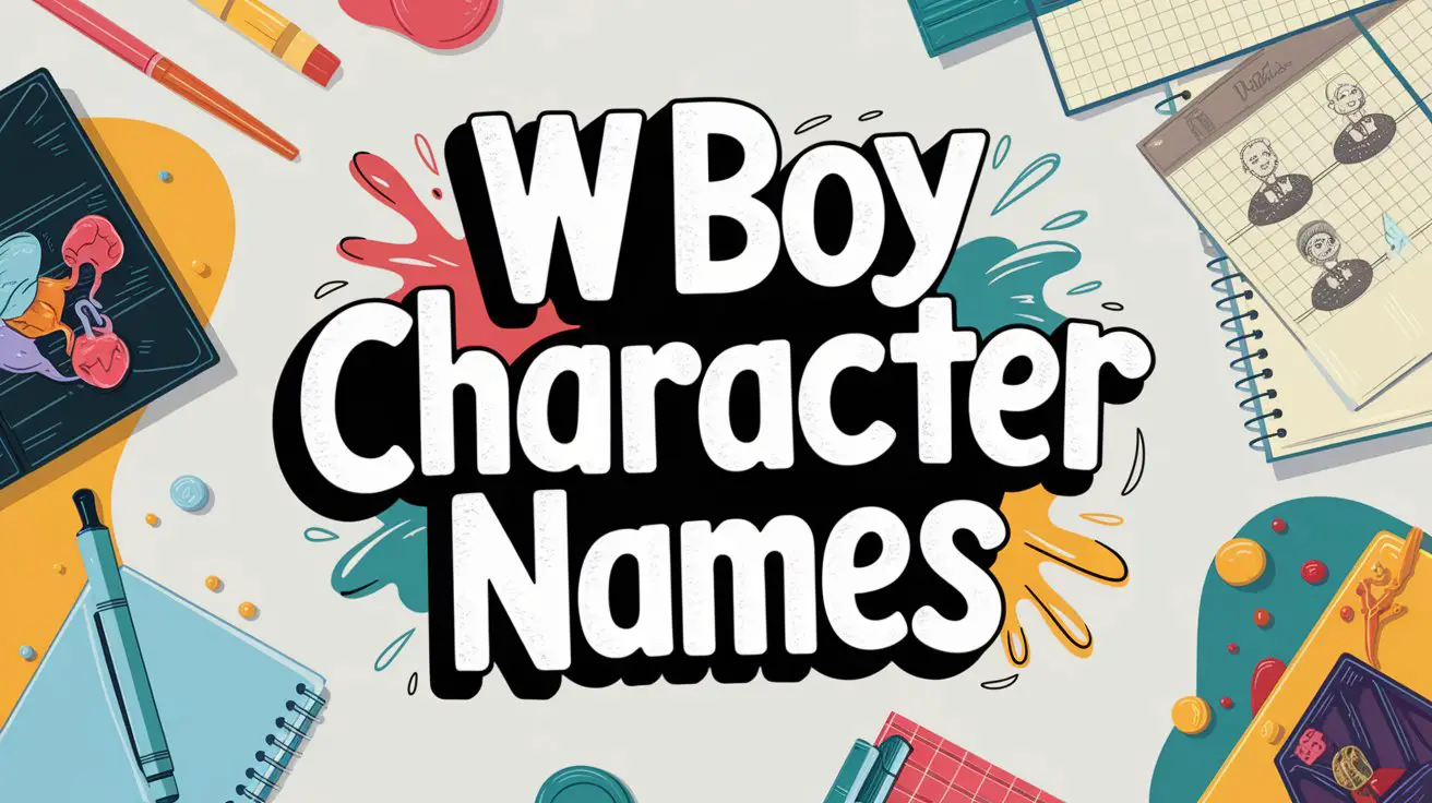 W Boy Character Names