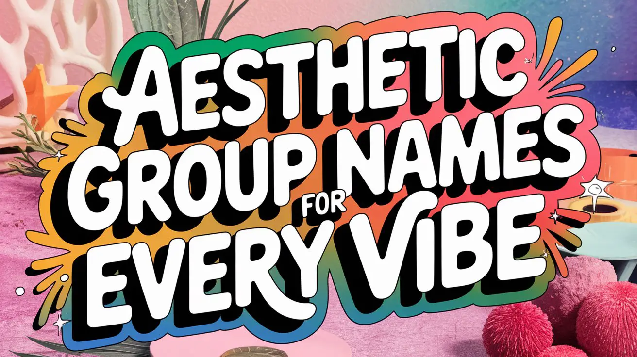 Aesthetic Group Names