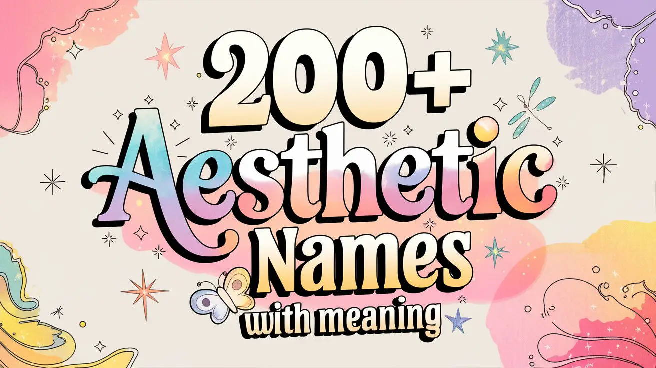 Aesthetic Names with Meaning