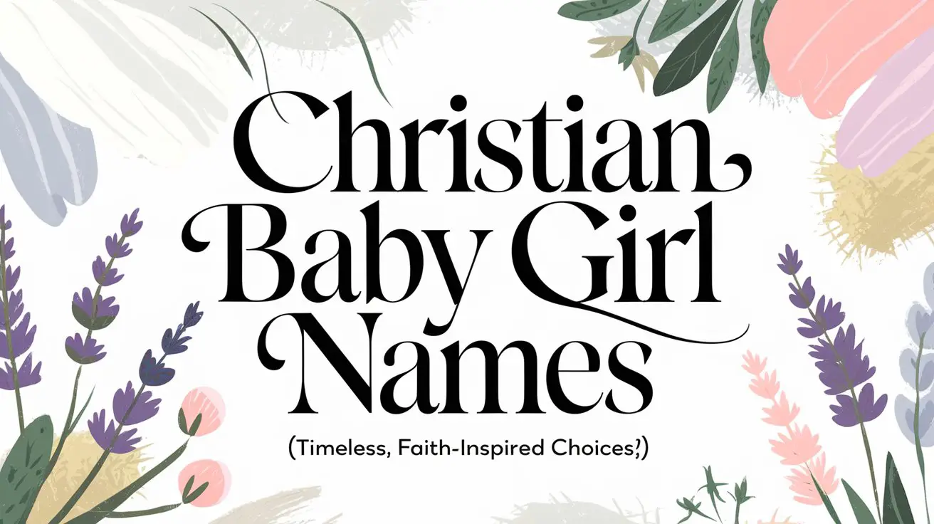 Christian Baby Girl Names (Timeless, Faith-Inspired Choices)