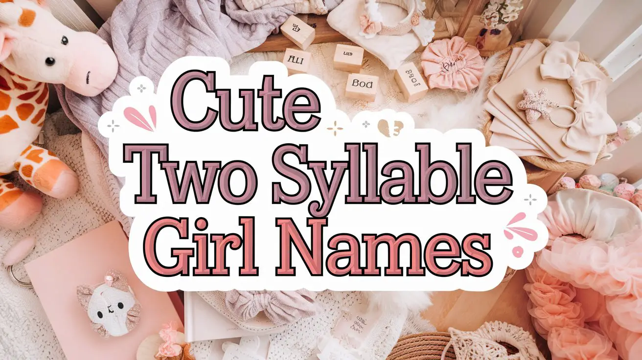 Cute Two Syllable Girl Names