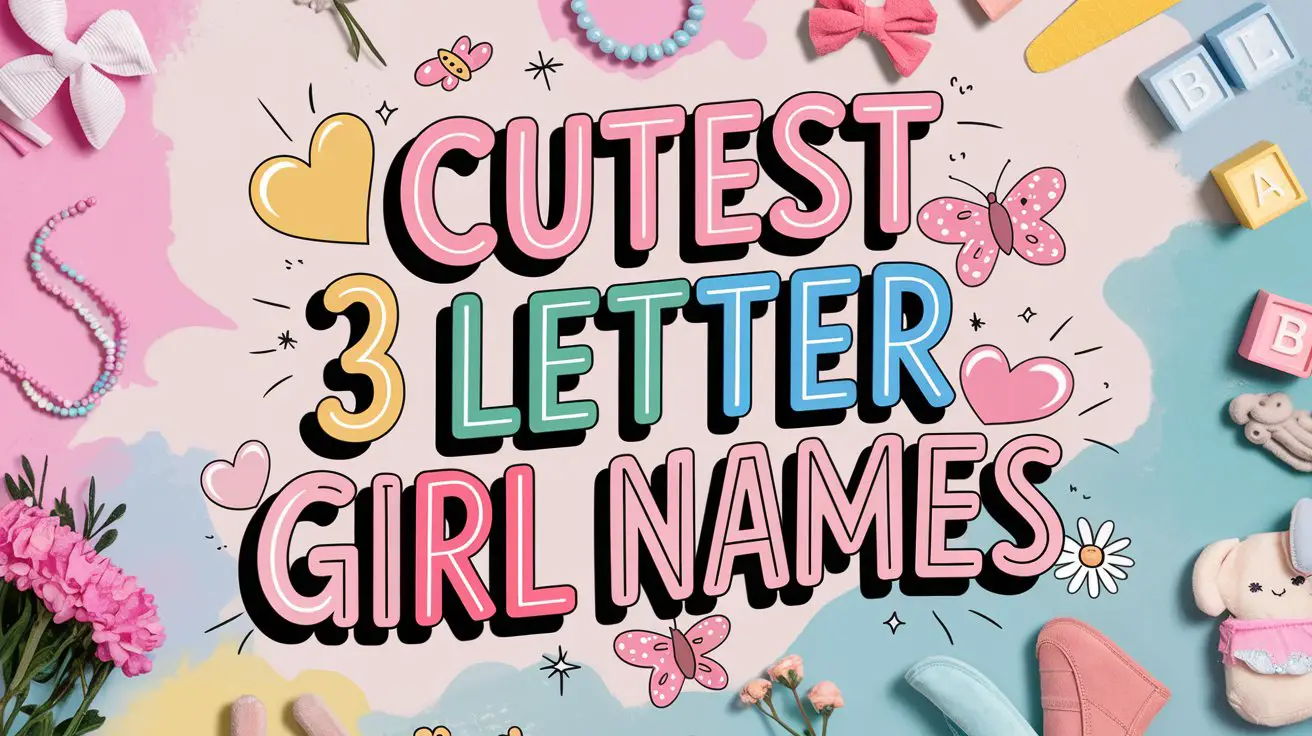 Cutest 3 Letter Girl Names