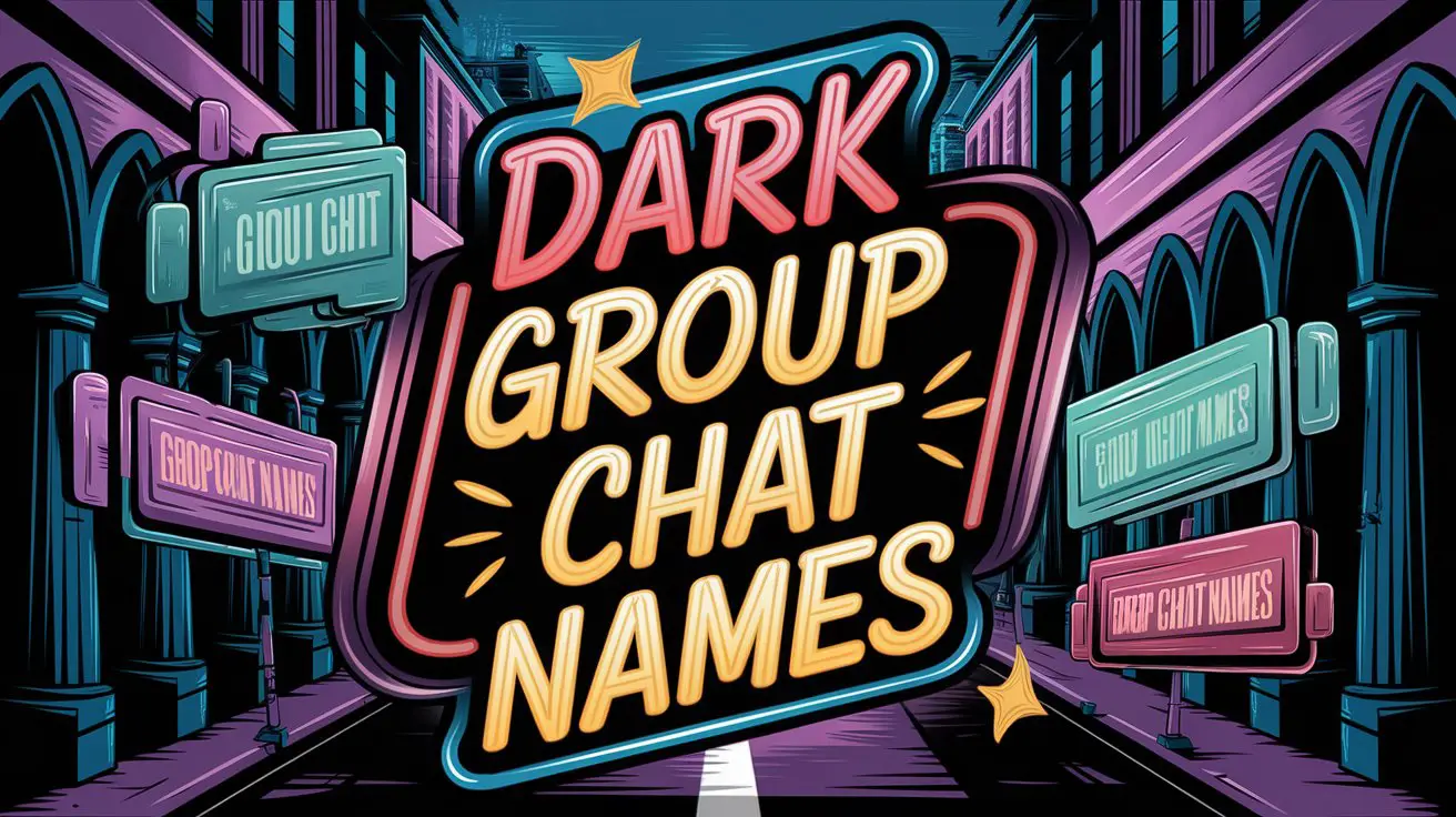 Dark Group Chat Names