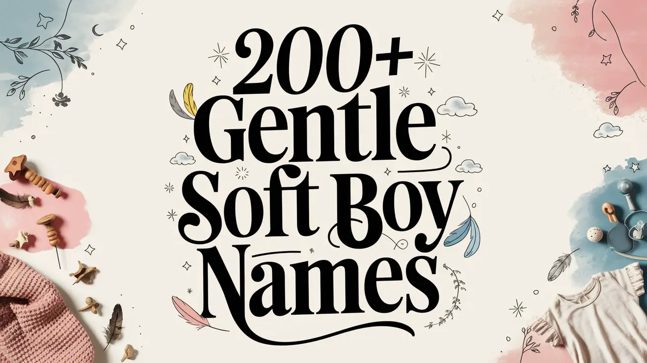 Gentle Soft Boy Names