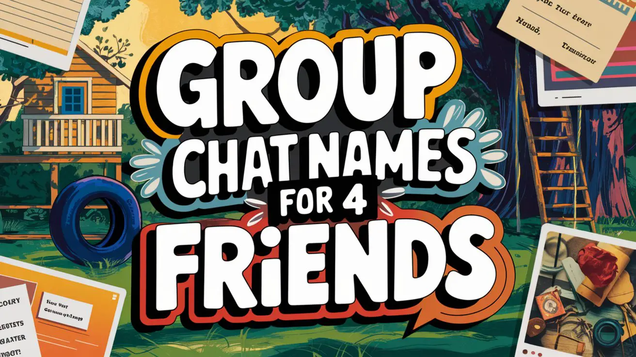 Group Chat Names for 4 Friends