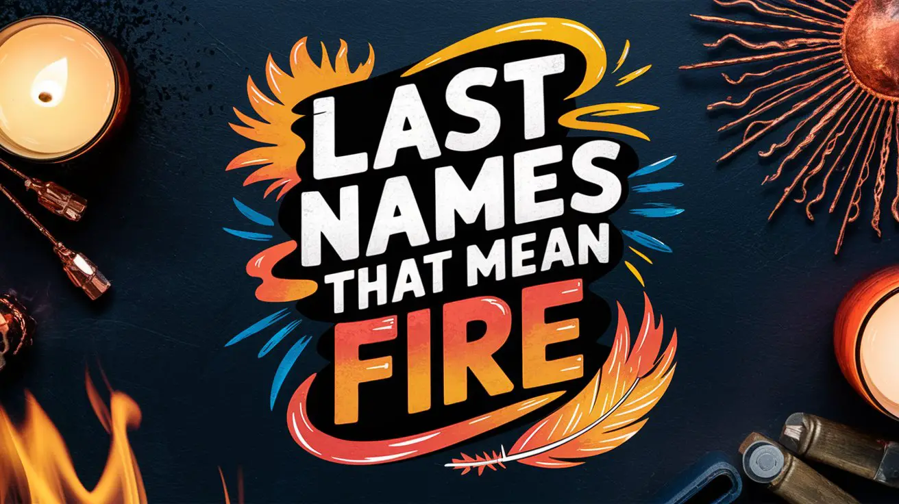 Last Names That Mean Fire