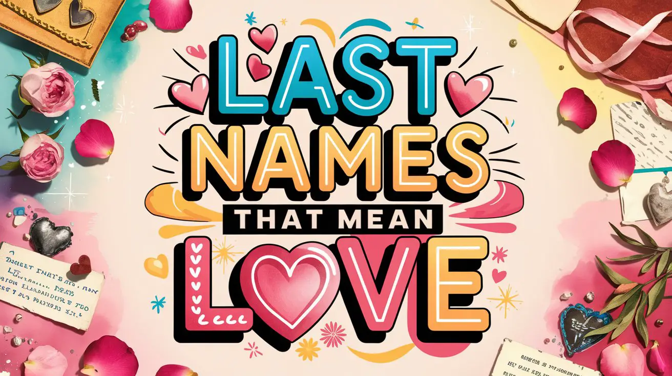 Last Names That Mean Love