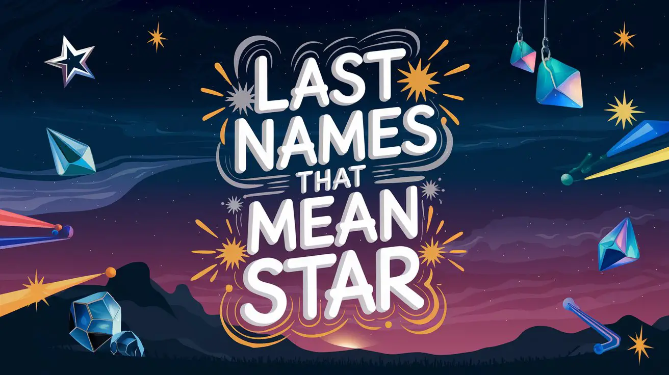 Last Names That Mean Star