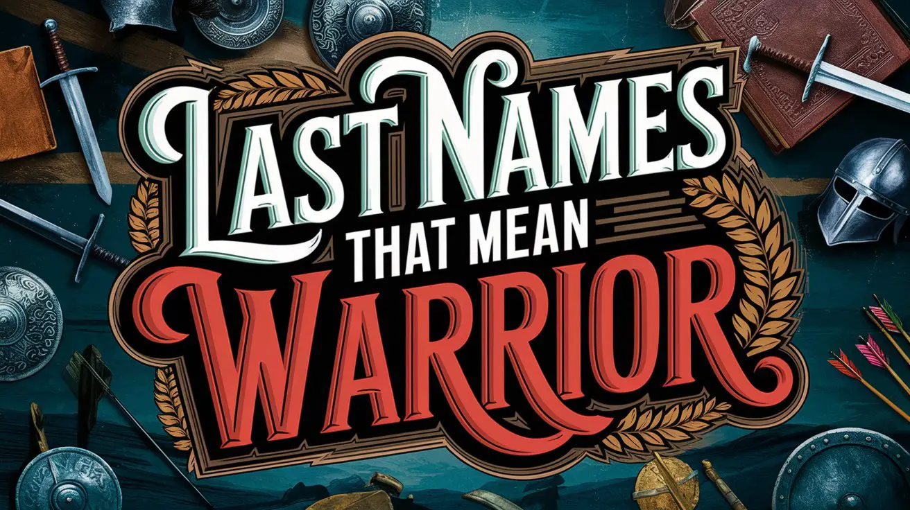 Last Names That Mean Warrior