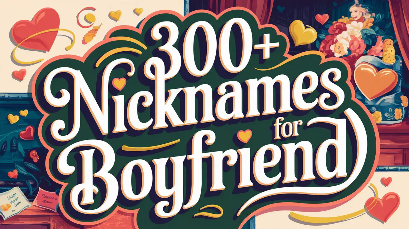 Nicknames for Boyfriend