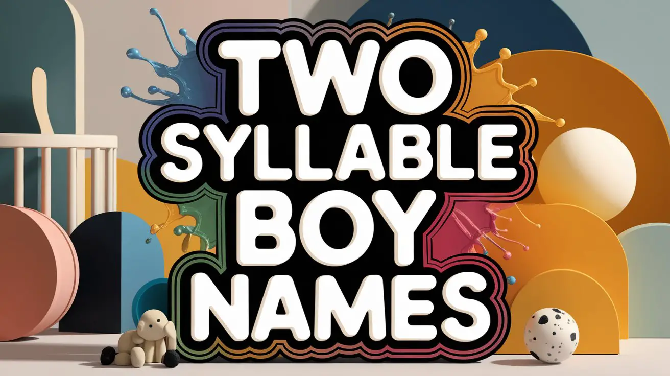 Two Syllable Boy Names